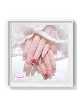 【Yuuka】ピンクネイル