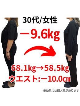 ココロ 岡場店(COCORO)/30代女性/－9.6キロ