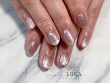ネイルアトリエルカ(nail atelier LUCA)/W-162 ミラー×マグネットネイル