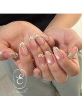 イーズネイル(e's nail)/大人ガラスフレンチ