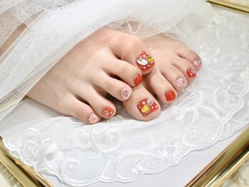 foot bijou nail