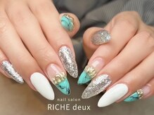 リッシュ ドゥ(RICHE deux)/ターコイズネイル