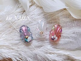 大人オーロラ人魚の鱗◎シェル