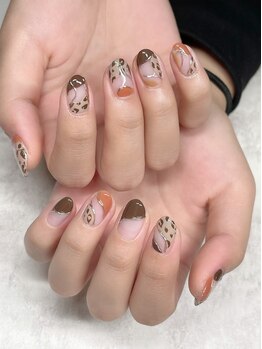 ウィズ ユー(with U produce by Megumi Ohara)/レオパードネイル