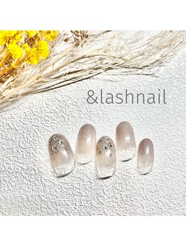 アンドラッシュネイル(&Lash nail)/定額サンプル6000/4本アート