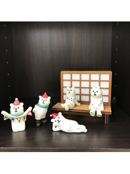 メディカル整体院 しろくま堂/院内にはしろくまがたくさん♪
