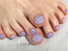 ネイルアトリエルカ(nail atelier LUCA)/W-359 マグネットプリーツネイル