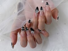 ユーニーネイル(Yoonie Nail)/黒チェック