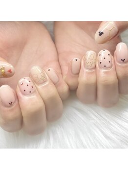 シンプルテーマパークネイル♪