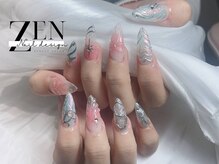 ゼン ネイル デザイン 池袋(ZEN NAIL DESIGN)/題長さだしやり放題×つけ放