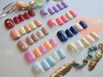 ネイルズガッシュトウキョウ 横浜西口店(NAILsGUSH TOKYO)/FOOTライトコース/¥6600