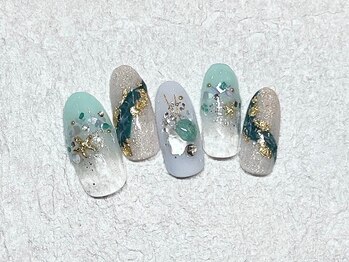 プルメリア(PLUMERIA)/サマーネイル