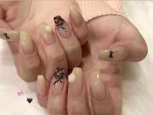 エマネイル プラスキハクヤ 肥後橋店(EmaNail+KIHAKUYA)/チェックネイル