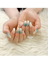 ダリア(Daria)/大人可愛いブルーネイル