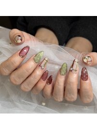 クリスマスネイル