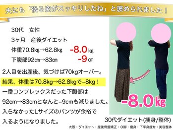 こんだ整骨院/30代ママ 妊娠前のズボンが入る