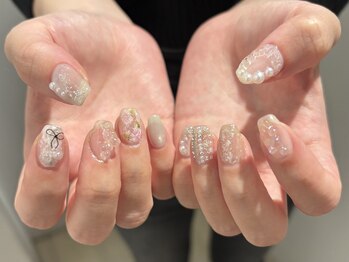 ネイルズ ララ(nails Lala)/夏のニュアンスネイル