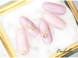 (545)ネックレス風ネイル