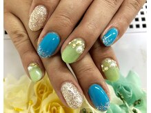 ディーネイル 天王寺(D-nail)/(岡)サマーネイル