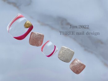 スリー(THREE)/June.2022/nail design