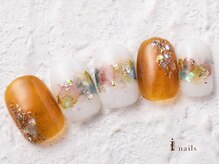 アイネイルズ 横浜WEST店(I-nails)/インクネイル水彩風9480円
