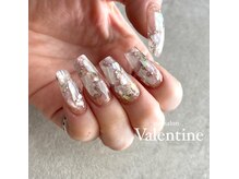 ネイルサロン ヴァレンタイン(nailsalon Valentine)/シェル埋め込みネイル