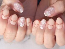 モアニ ヒロオ 渋谷店(MOANI Hiroo)/上品手描きフラワーネイル☆