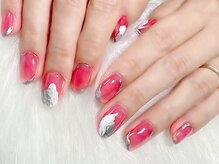 アップネイル/安い定額ニュアンスネイル