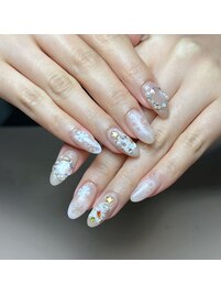 雪ネイル、マグネットネイル
