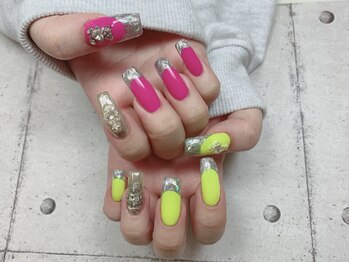 ネイル ビューティーマジック 葛西本店/ガラスフレンチネイル