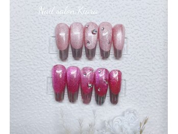 キアラネイル(Kiara Nail)/マグネットミラーフレンチ