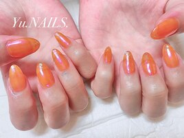 オーロラネイル◎グリッター