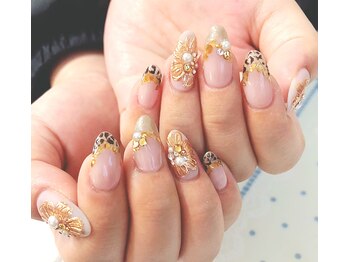 爪ソウシャイン(爪 SO SHINE)/フレンチレオパ☆