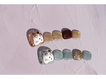 ネイルサロン ブリオン(Nail Salon Bullion)/メルティースノーマンネイル