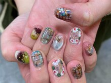 カーティシーネイルズ(curtisii NAILS)/お花ニュアンス