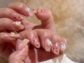 さくらんぼネイル