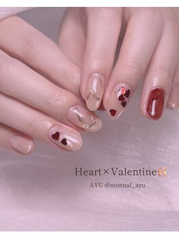 リアンド(Li&)/バレンタインネイル