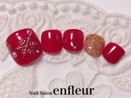 雪の結晶＆ラメ&ストーン☆