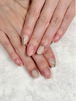 ウィズ ユー(with U produce by Megumi Ohara)/ピンク大理石ネイル