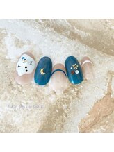 ネイルサロン クイル(QUILL)/２月雪だるま（２）