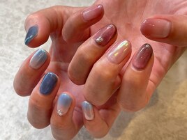 ちぐはぐネイル