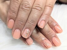 しゅくる/ピンク×押し花