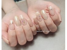 メゾンドロイヤル(Maison_de_ROYAL)/押し花ネイル