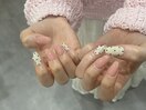 ドット×ピンク