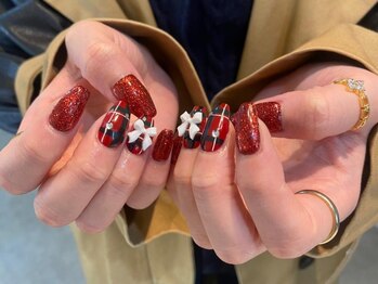 シェリーラメール 渋谷(cherielamer)/ クリスマスネイル