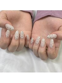 ストーン キラキラネイル