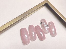 うる艶キラキラネイル￥6800
