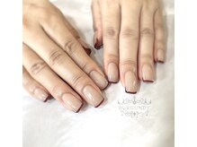 バーガンディ(BURGUNDY)/スキニーフレンチ