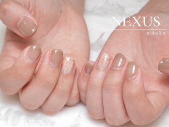 ネクサス(NEXUS)/ワンポイントツイードネイル