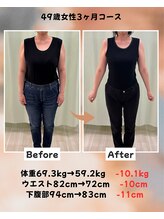 くさば整骨院/49歳女性/ダイエット3か月コース